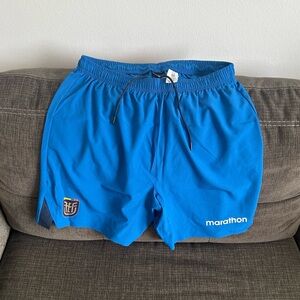 Marathon Authentic Ecuador National Soccer Team Blue Shorts Men’s Sz: XL
